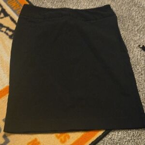 Merona Classic Black Pencil Skirt Size 10 Nwot